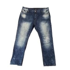 Decibel jeans men's 42 x 32 regular straight blue denim pants Y2K
